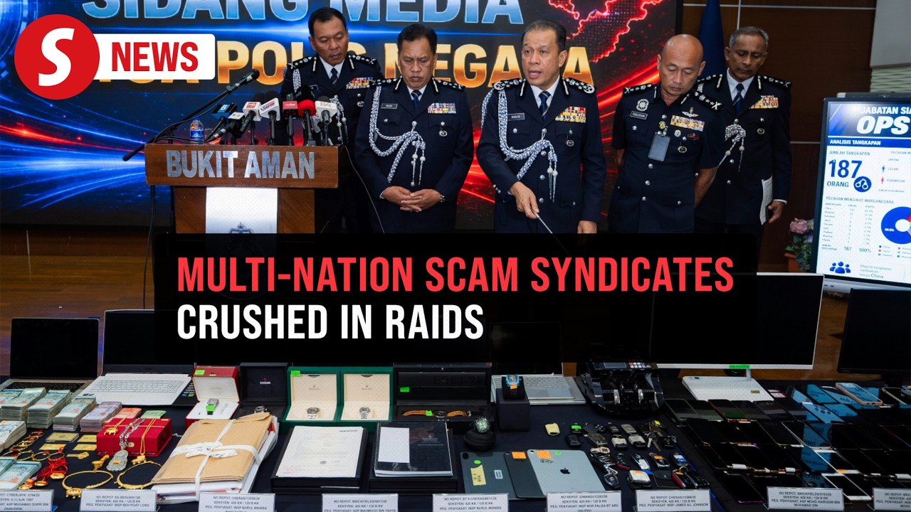 Major crackdown on scams leads to RM57.68mil seized, 187 suspects ...