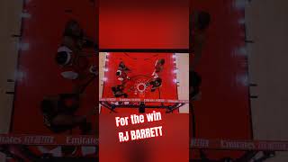 RJ  BARRETT winning shot