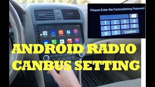 How to Set CANBUS Settings on an Android Car Radio screenshot 4