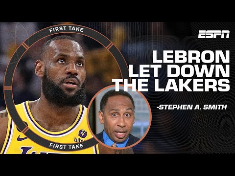 'LeBron James let down the Lakers' in Game 5 - Stephen A. | First Take