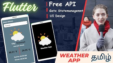 Creating a Weather App with Flutter - Step by Step Tutorial | Flutter in Tamil