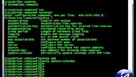 Learn how to enable ntp update calendar on Cisco IOS from ccieadvisor.com