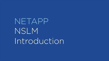 Introduction to NetApp Service Level Manager