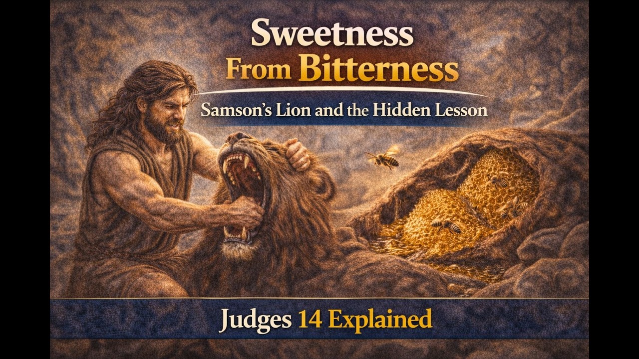 Sweetness From Bitterness | Samson’s Lion and the Hidden Lesson (Judges 14 Explained)