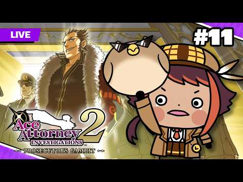 [Let's Play] Ace Attorney Investigations 2: Prosecutor's Gambit #11 [EN - Twitch] | HOKU 🦉