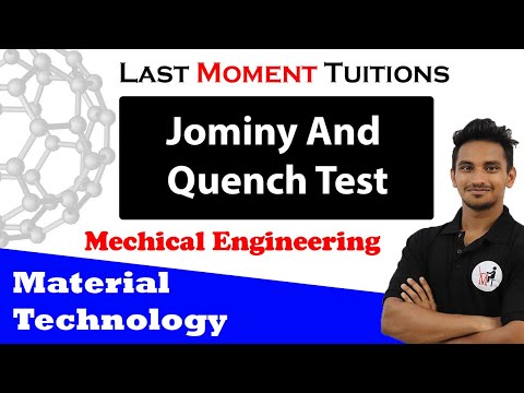 Vídeo: O que é o teste de quench Jominy?