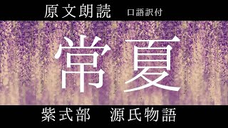 原文朗読『源氏物語』「常夏」 - YouTube