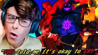 I Finally React to ALL ROBLOX FORSAKEN AZURE LMS THEMES & they BLEW MY MIND