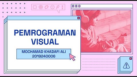 LAPORAN HASIL PRAKTIKUM PEMROGRAMAN VISUAL