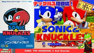 カセット1本に入りきらなかった伝説の1本！ナックルズ初登場【川鰐グラムのソニック3＆ナックルズ実況】
