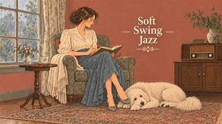 Quiet Rainy Morning Cafe Jazz ☕ Relaxing 1940s Home Café Playlist | Soft Rain in a Cozy Room