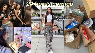 24 HORAS COMIGO || compras no outlet, organização & rolê com as amigas 💗✨🛍️