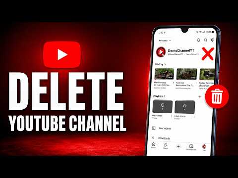 How to Delete YouTube Channel Permanently on Phone (UPDATED!)