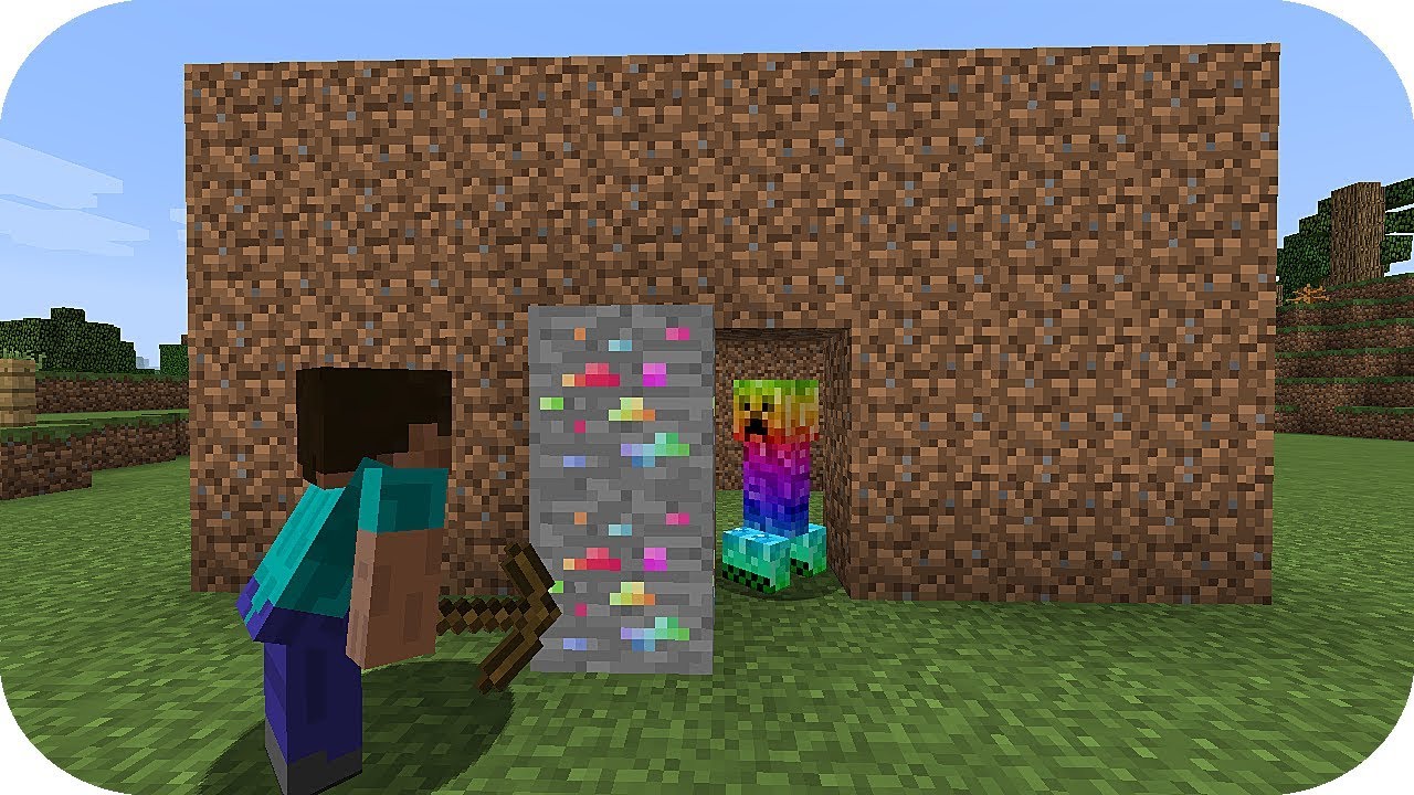 NOOB ENCONTRÓ DIAMANTES DE ARCOIRIS EL MINERAL SECRETO MINECRAFT TROLL vsco meaning