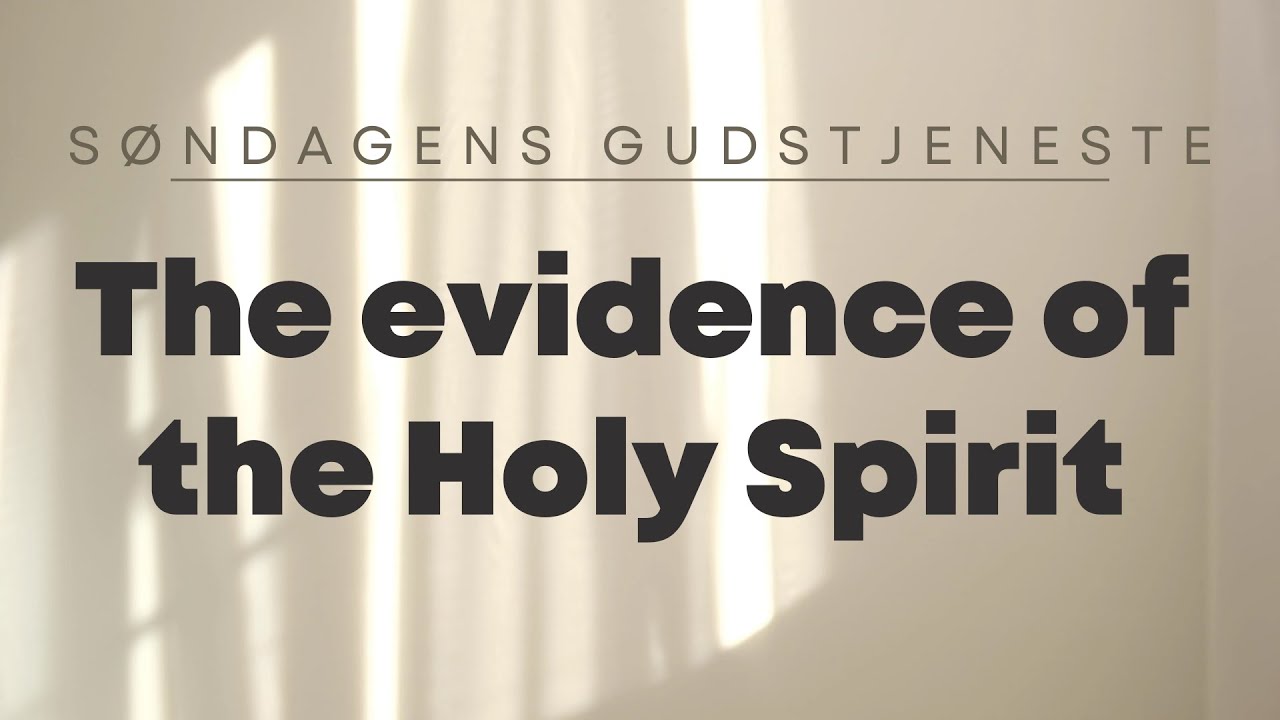 THE EVIDENCE OF THE HOLY SPIRIT - MARLENE CORONA - YouTube