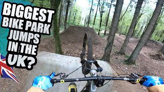 RIDING THE BIGGEST BIKE PARK JUMPS IN THE UK? - THE MTB FREERIDE DREAM