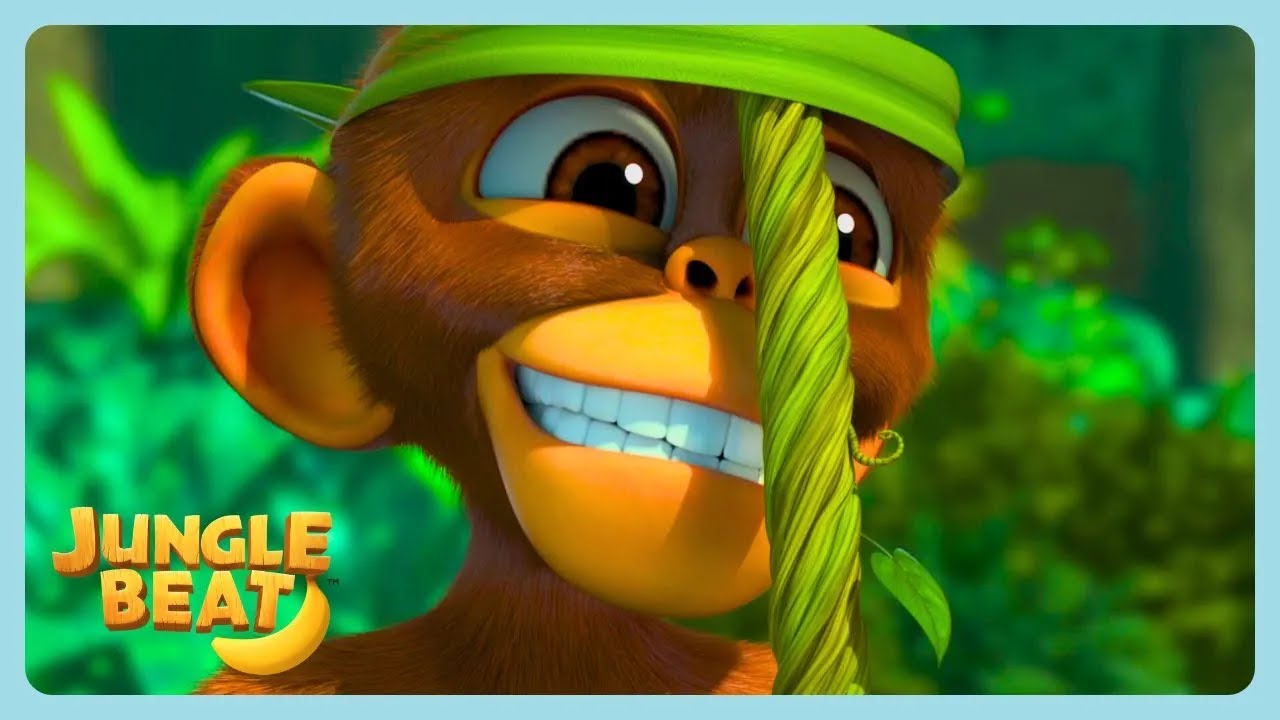 🔴 LIVE 24/7 | Jungle Beat - خرطوم القرد | رسوم متحركة عن الحيوانات للأطفال | WildBrain عربي