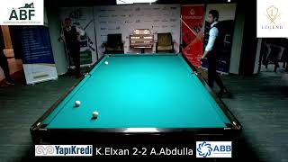 Bank Open | K.Elxan - A.Abdulla | Banklar Arası Sərbəst Piramida Turniri |1/8