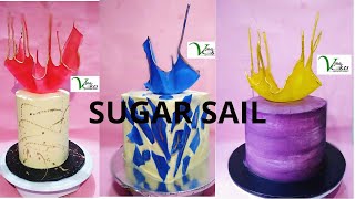 How to make sugar sail and sugar glass- a free cake tutorial screenshot 3