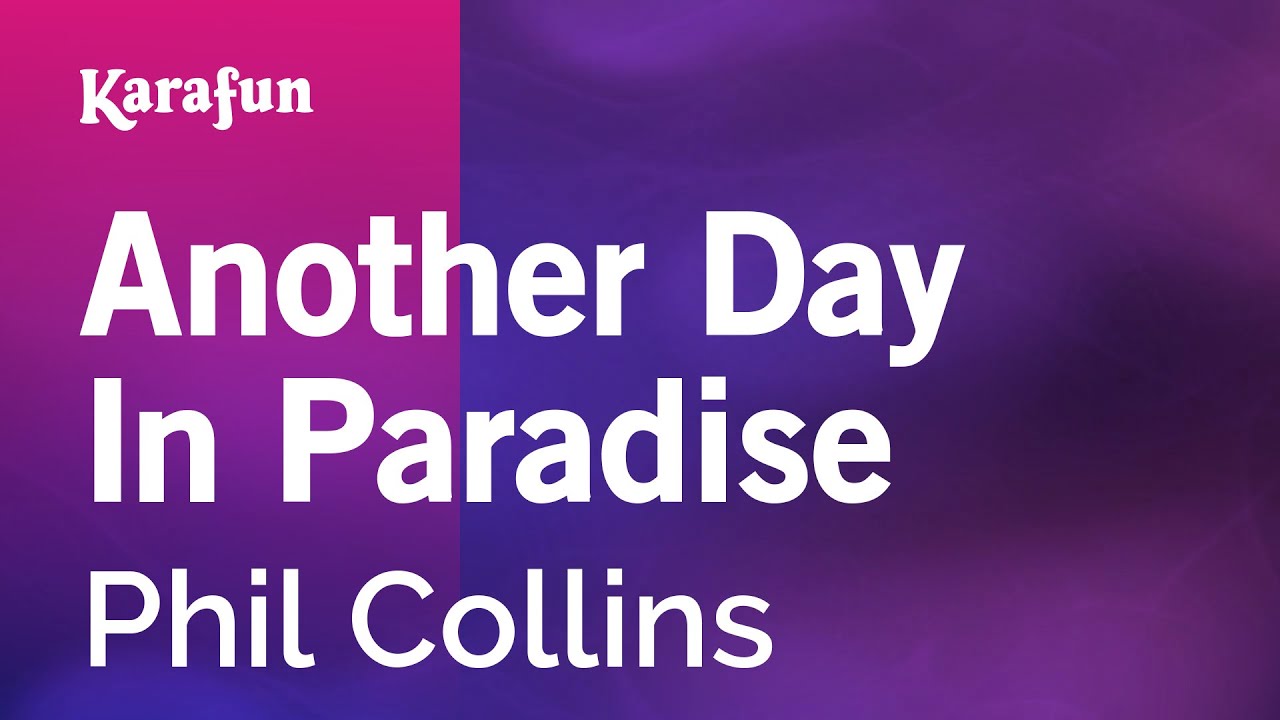 Phil Collins - Another Day In Paradise (Official Lyrics Video) 