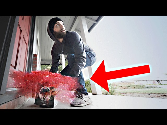 The Third Version of Mark Rober's Porch Pirate Glitter Bomb Is the Best Yet  