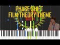 Carf darko  phase shift film theory intro theme synthesia piano tutorial