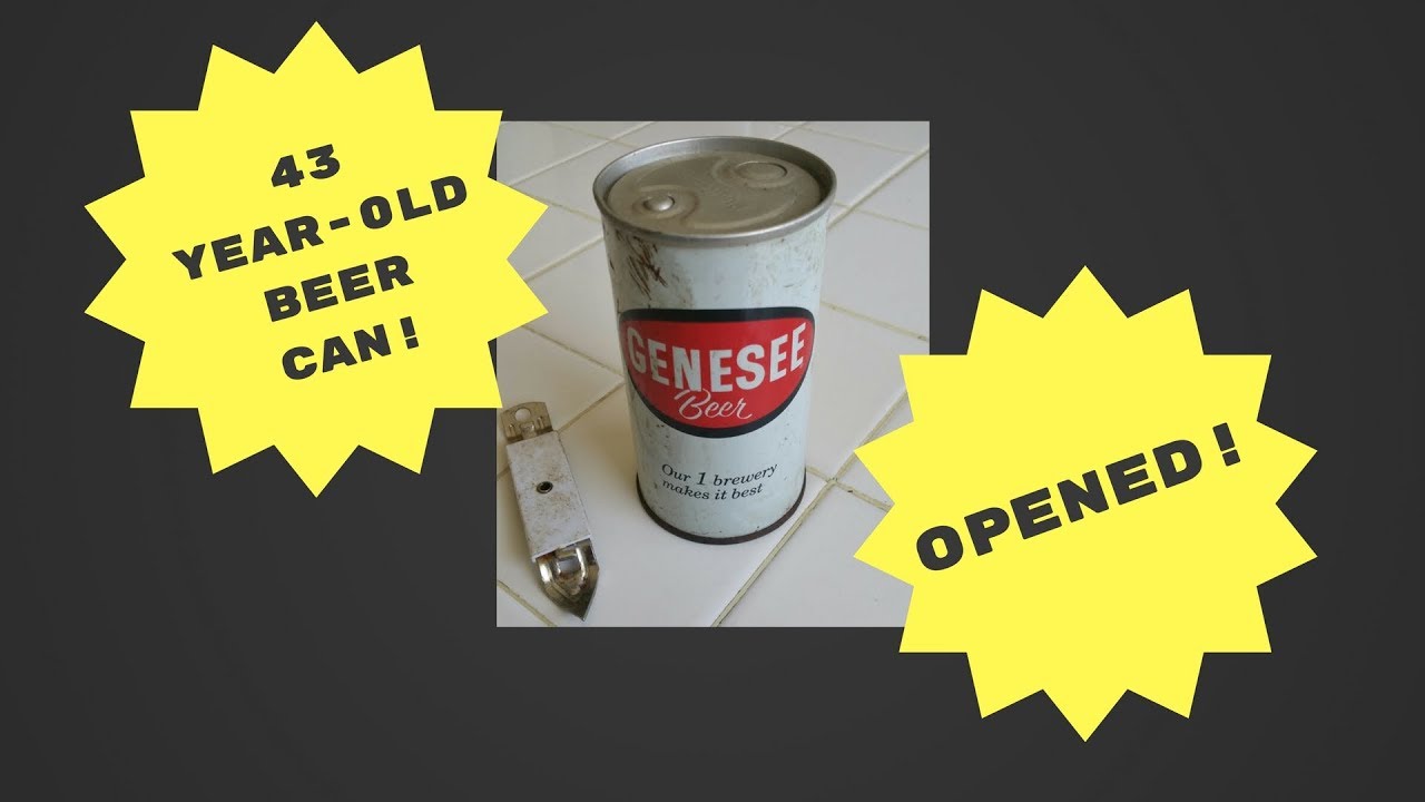 43 Year Old Beer Can Opened!