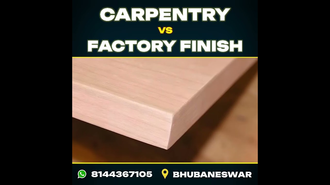 CARPENTRY VS FACTORY FINISH | Modular Furniture Factory