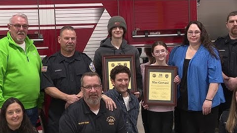 Lackawanna County siblings honored for jumping into action as their neighbor