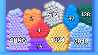 MERGE THE JELLY - Jelly 2048 (Infinity Colorful ASMR Merge Games) Part 02 screenshot 5