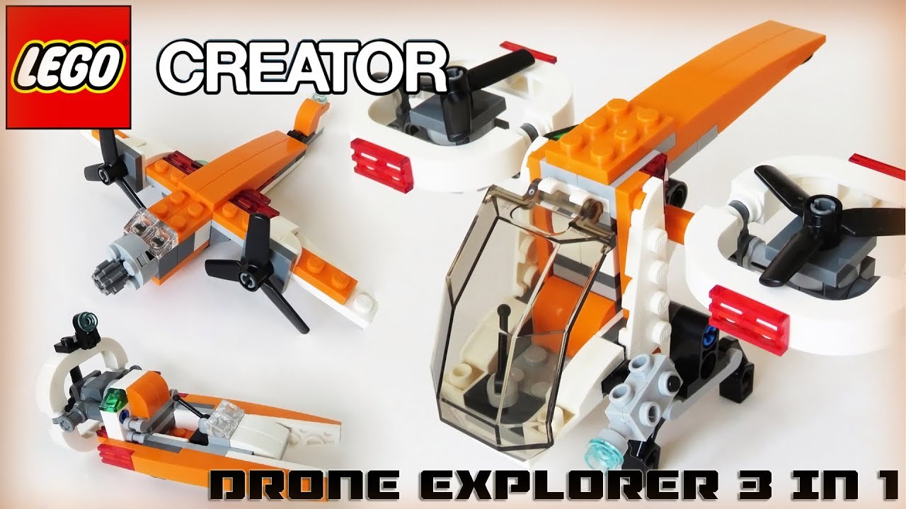 3 in1 Drone Explorer Set Lego Creator 31071 