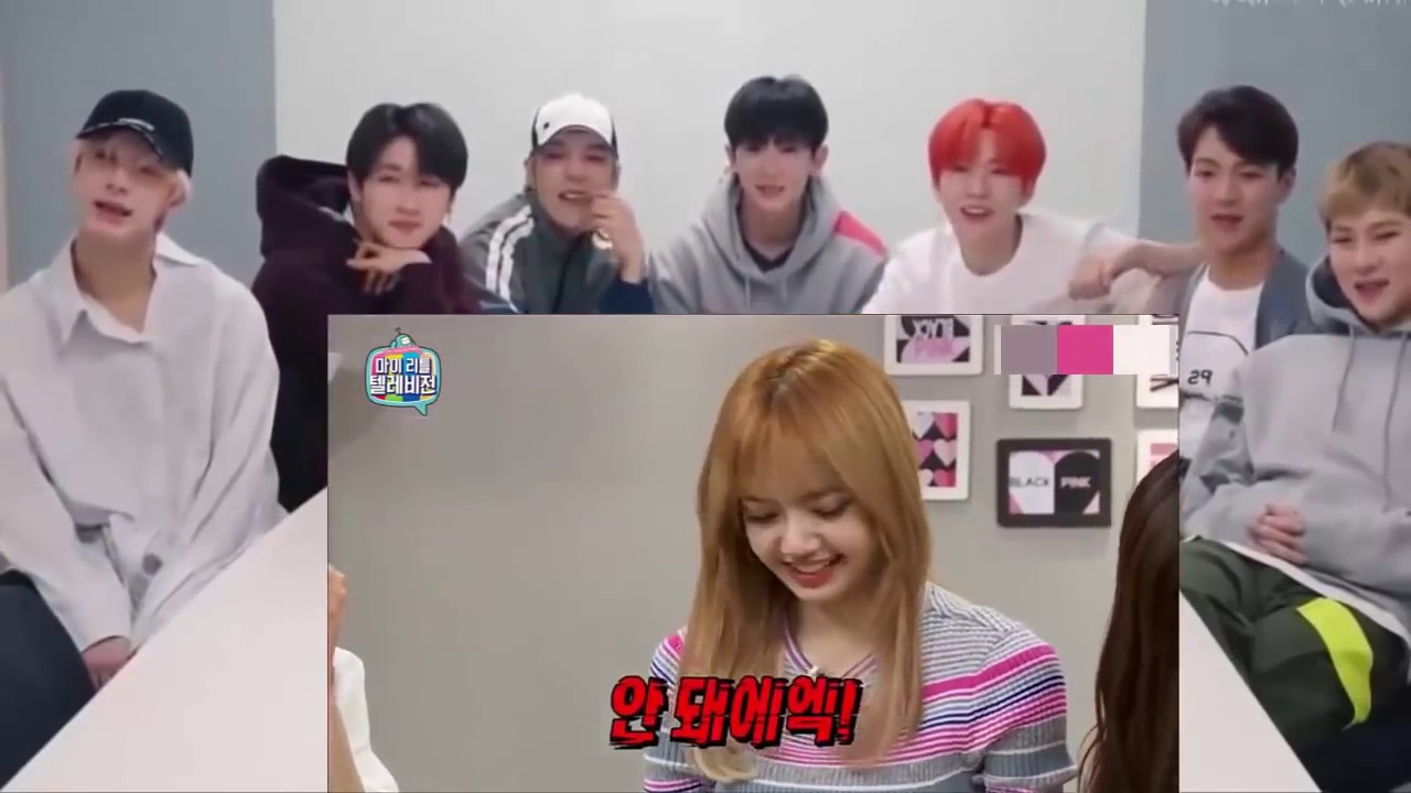 MONSTA X  reaction to Lisa Blackpink kid never grew up!
