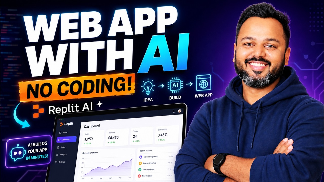 I Built a Complete Web App with AI in Minutes | No Coding Needed - YouTube