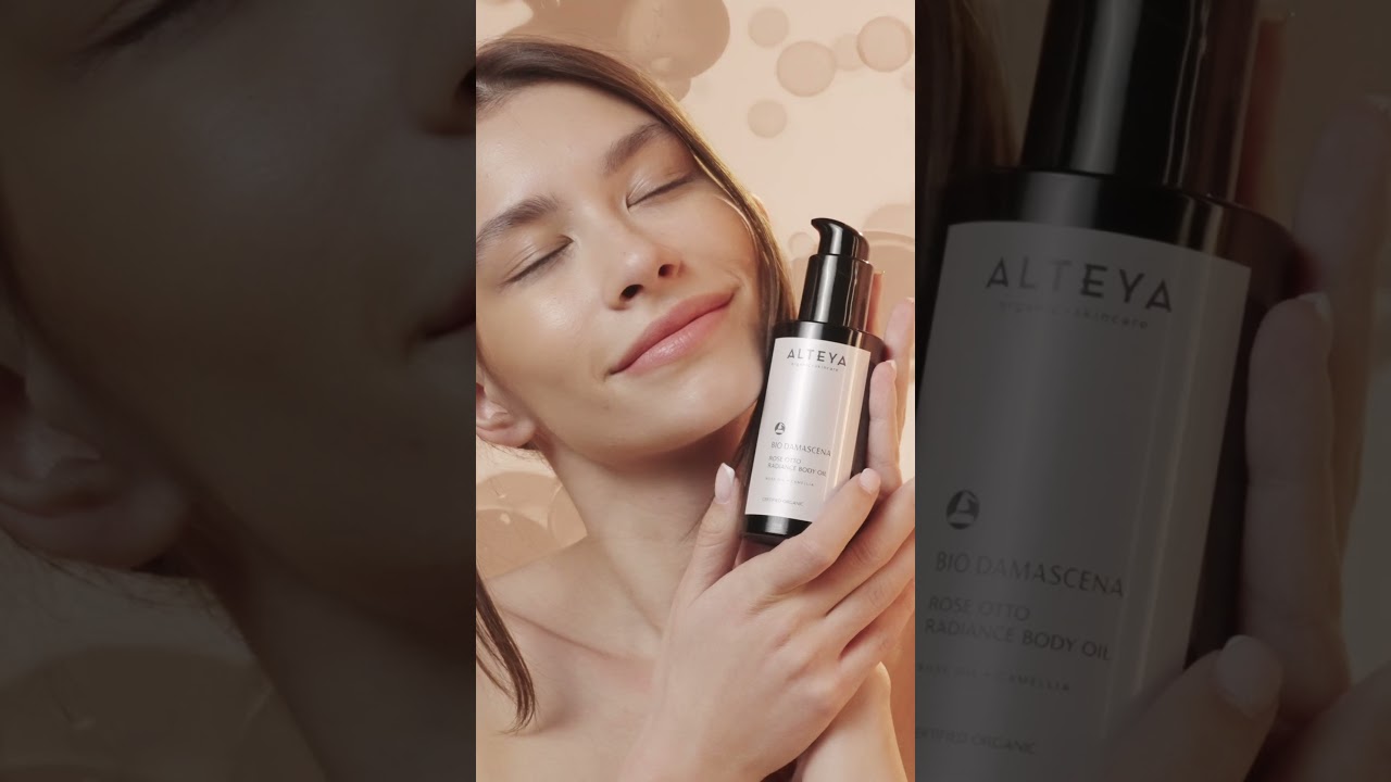 Ekologiškas kūno losjonas su Damasko rožių aliejumi, Alteya Organics