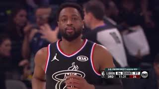 Dwayne Wade Throws Down INSANE Lob from LeBron James | 2019 NBA All-Star Weekend