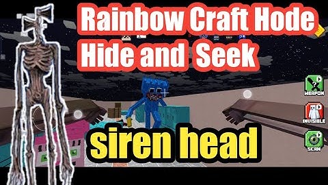 Rainbow Craft Hide and seek[siren head]