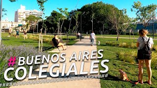 Recorriendo COLEGIALES + NUEVO PARQUE FERROVIARIO I BUENOS AIRES I ARGENTINA I 4K Walking Tour VLOG