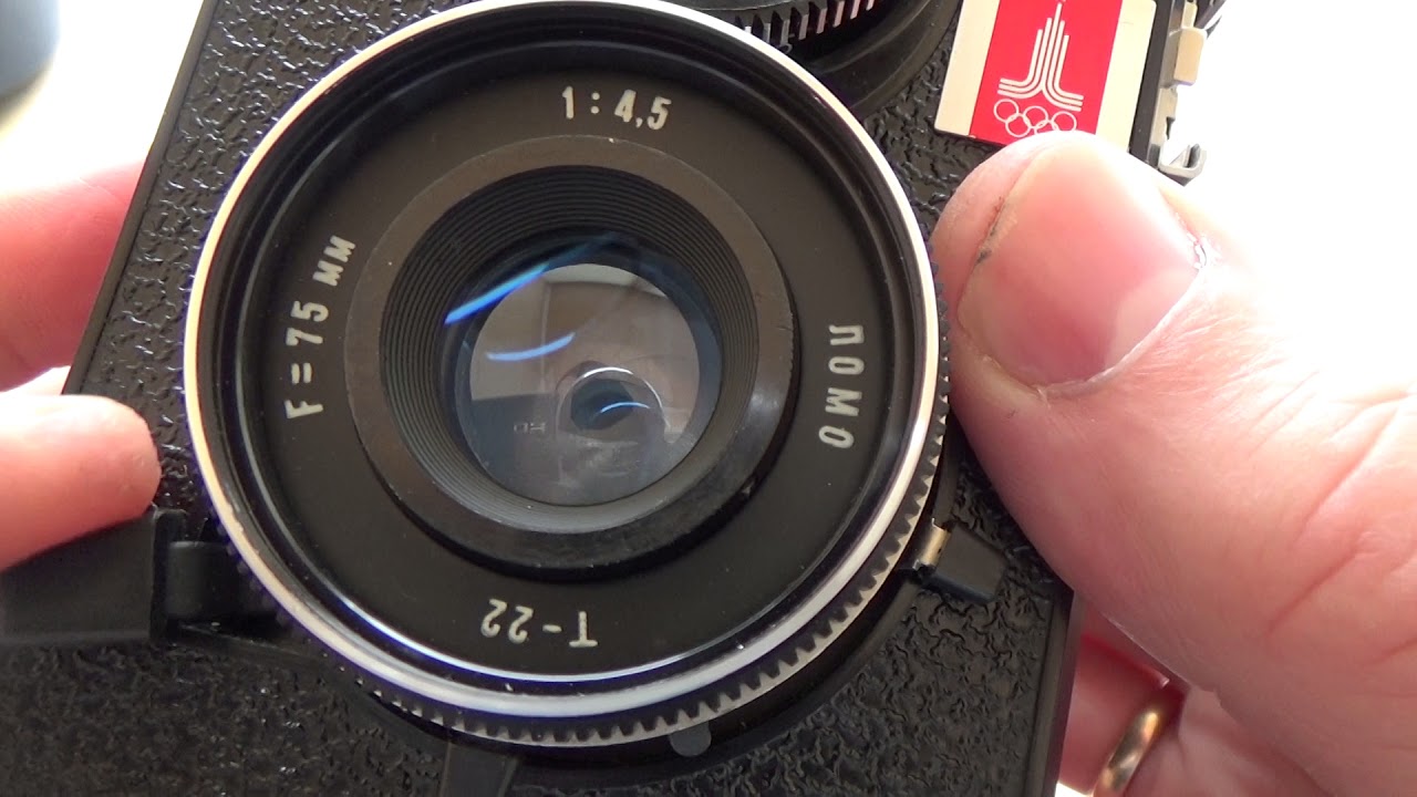 LOMO LUBITEL 166 Olympic Medium 6x6 Russian USSR TLR camera 