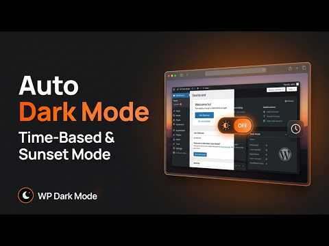 How to Enable Automatic Time-Based Dark Mode in WordPress (WP Dark Mode)
