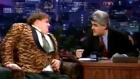 Chris Farley on Leno Jan 1997