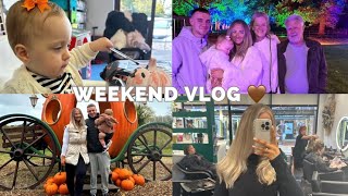 October Weekend Vlog Hair Reveal Pumpkin Picking Family Days Primark Haul U0026 Surprising My Mum