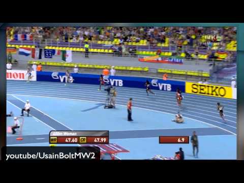 Moscow 2013 Women 400M Final IAAF World Championship christine ohuruogu 49.41