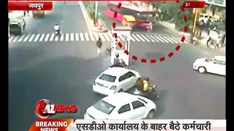 जयपुर में लो-फ्लोर बस का कहर , राहगीर महिला को कुचला | A1 TV News