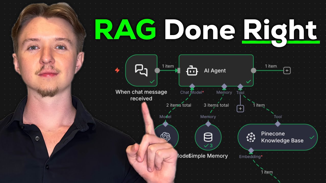 How to Add a Knowledge Base to Your N8N AI Agent (RAG Workflow Full ...