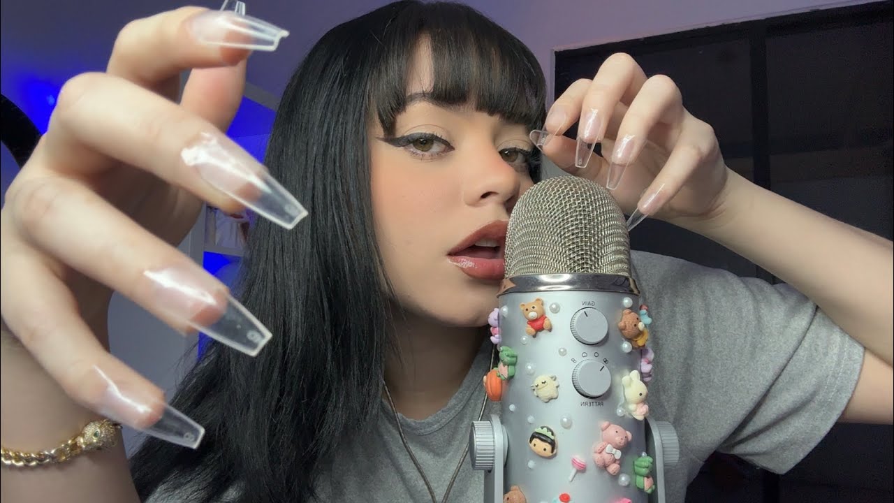 Clicky Mouth Sounds, Tapping and Scratching on your Face ASMR
