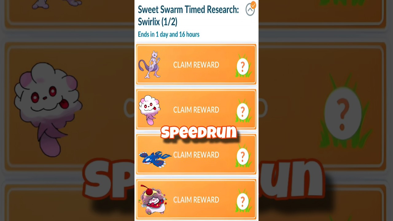 ALL REWARDS! Sweet Swan time research Swirlix 