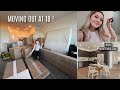 MOVING INTO MY NEW APARTMENT AT 18 | empty apartment tour