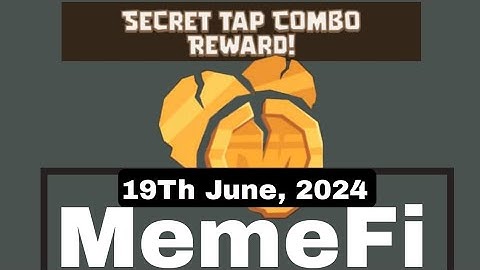 MemeFi Secret Tap Combo Reward | Get 2M MemeFi Tokens