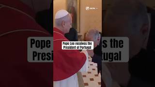 Pope Leo receives the President of Portugal  Marcelo Rebelo de Sousa