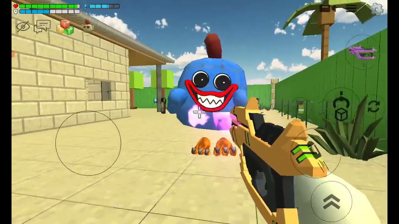 я убегал от мобов в чикен ган